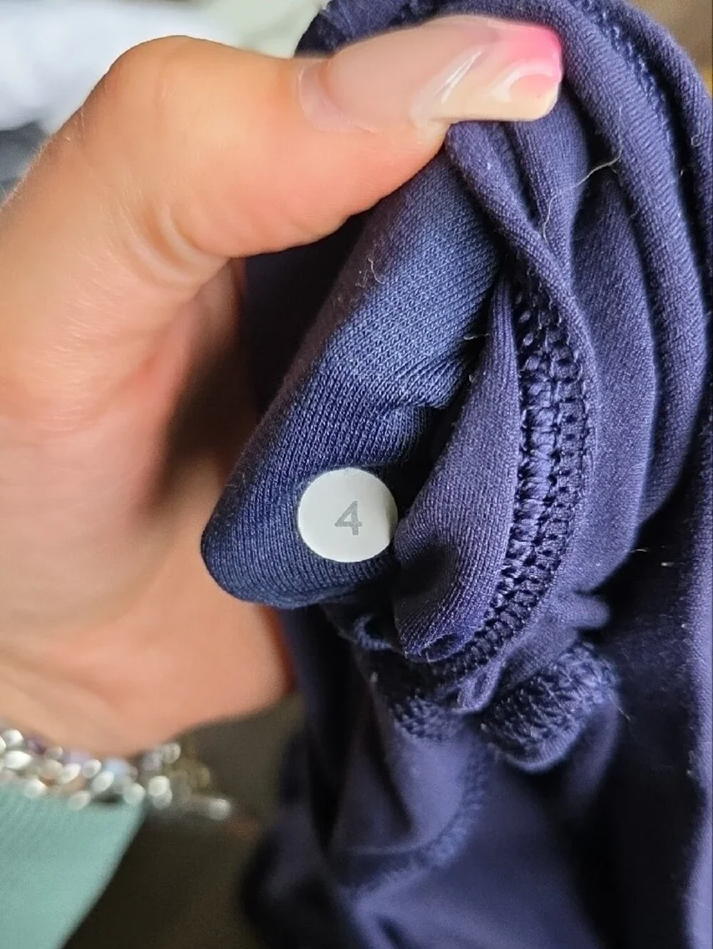 Lululemon High-Waist Navy Purple Leggings Size 4